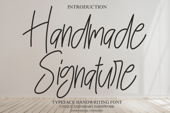 Handmade Signature Font Poster 1