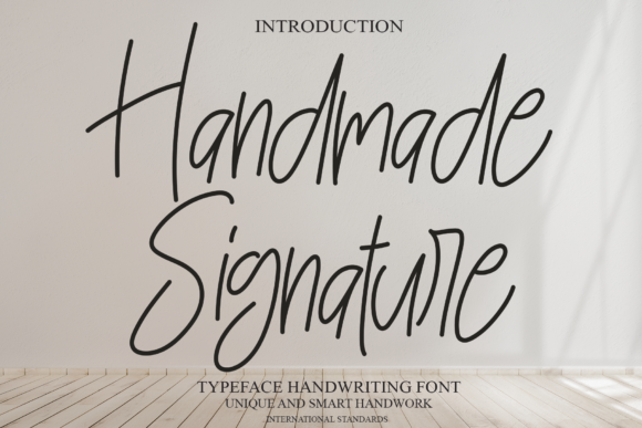 Handmade Signature Font