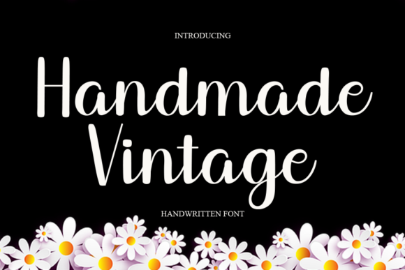 Handmade Vintage Font Poster 1