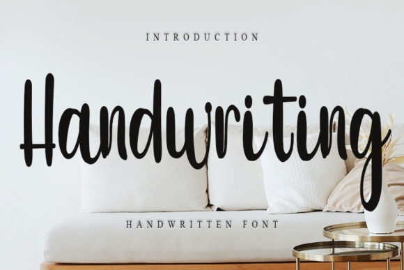 Handwriting Font Poster 1