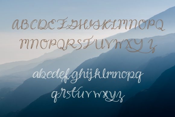 Handwriting Test Font Poster 6