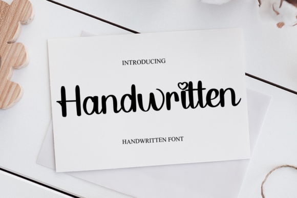 Handwritten Font Poster 1