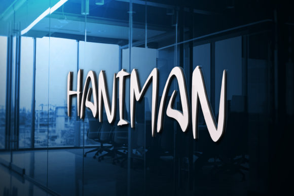 Haniman Font Poster 2