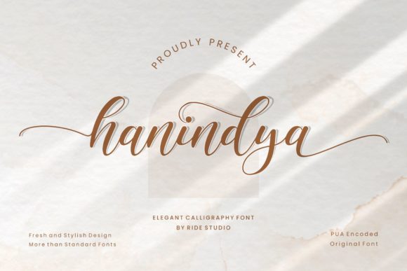 Hanindya Font Poster 1