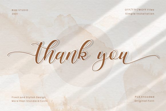 Hanindya Font Poster 10
