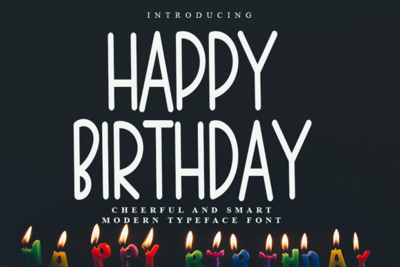 Happy Birthday Font