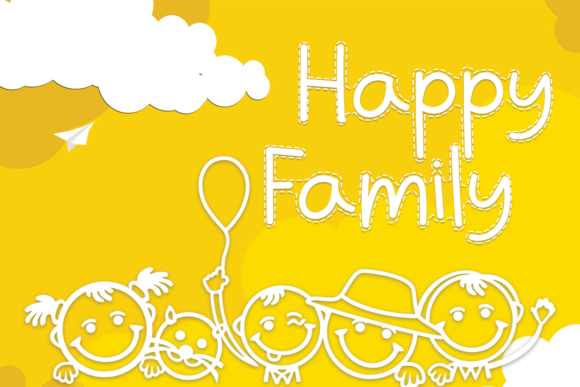 Happy Family Font Poster 1