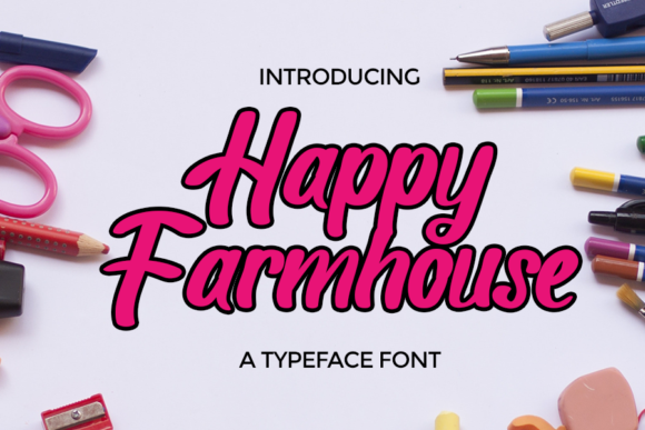 Happy Farmhouse Font