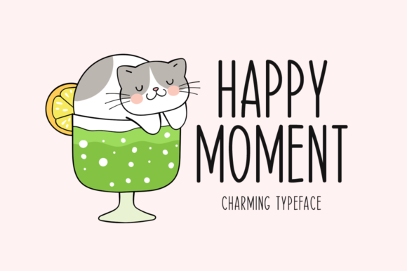 Happy Moment Font Poster 1