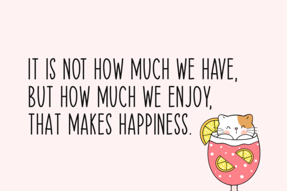 Happy Moment Font Poster 2