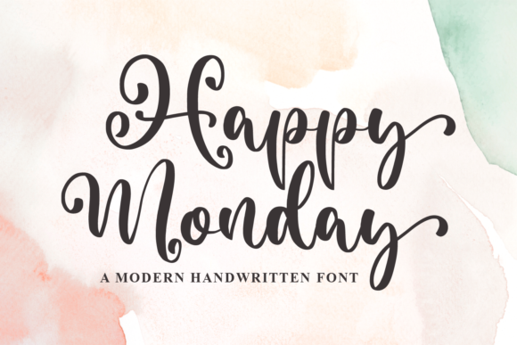 Happy Monday Font