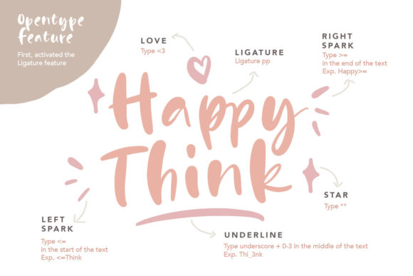 Happy Pink Font Poster 5