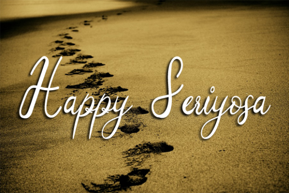 Happy Seriyosa Font Happy Seriyosa Font Poster 1