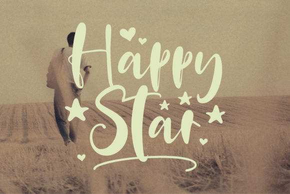 Happy Star Font Poster 1