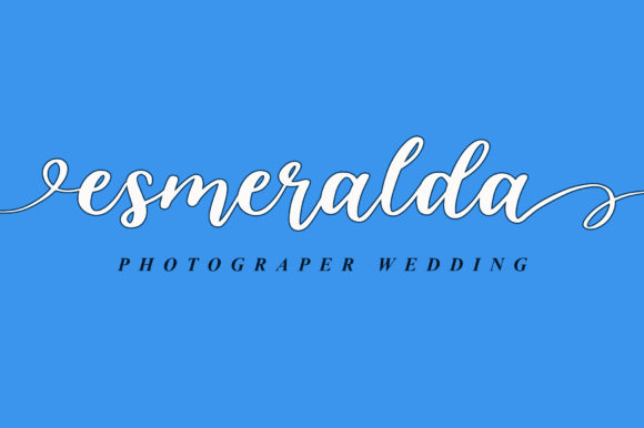 Happy Wedding Font Poster 2