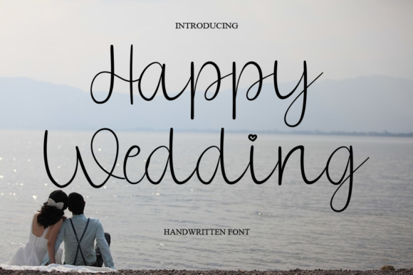 Happy Wedding Font
