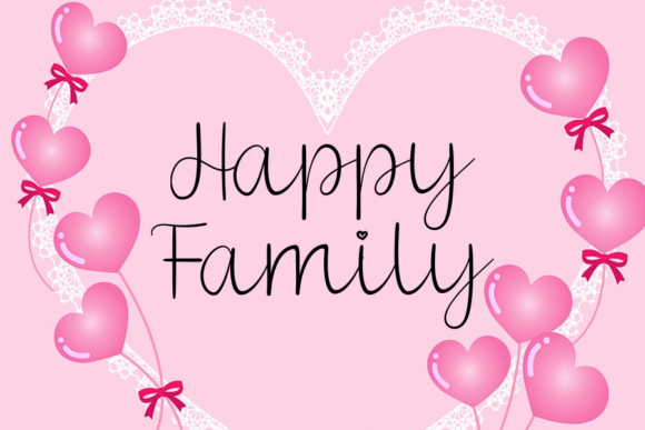 Happy Wedding Font Poster 2