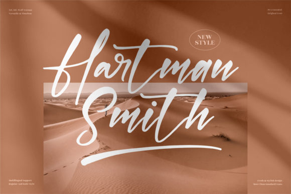 Hartman Smith Font Poster 1