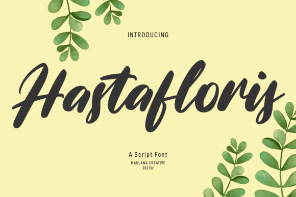 Hastafloris Script Font