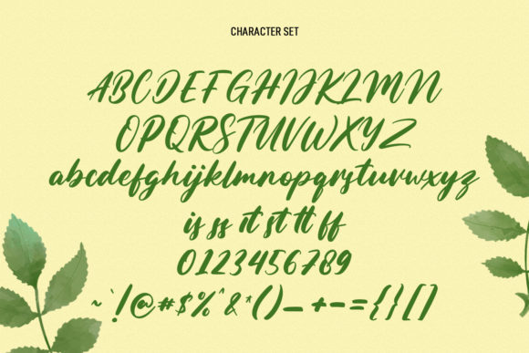 Hastafloris Script Font Poster 8