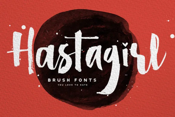 Hastagirl Font Hastagirl Font Poster 1