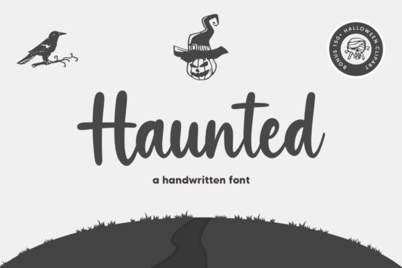 Haunted Font Poster 1