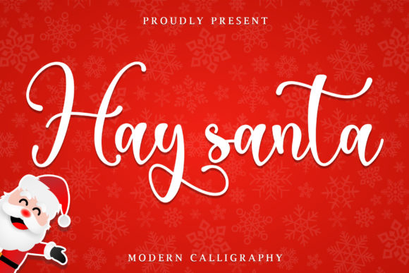 Hay Santa Font Poster 1