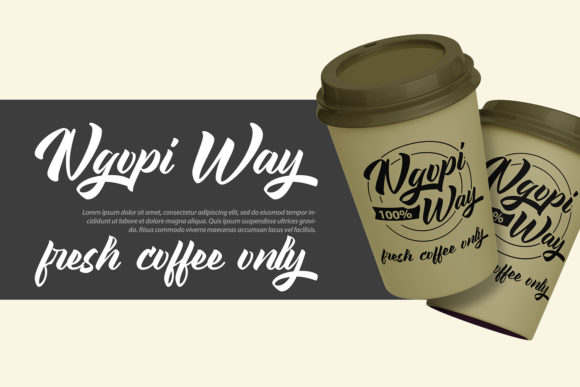Hazted Font Poster 2