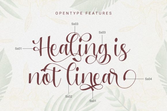 Healing Novelia Font Poster 7