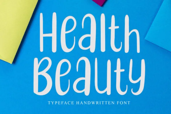 Health Beauty Font Health Beauty Font Poster 1