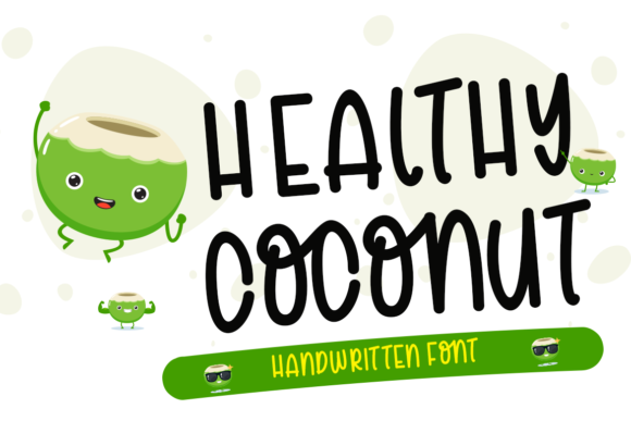 Healthy Coconut Font Poster 1