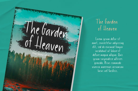 Heart Garden Font Poster 5