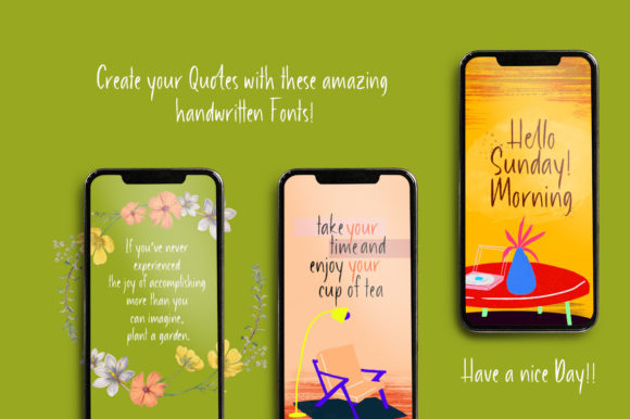 Heart Garden Font Poster 9