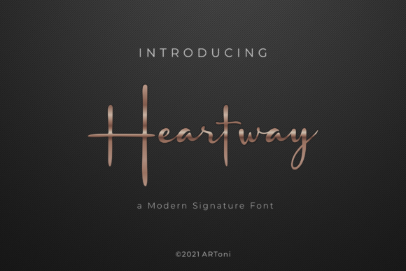 Heartway Font Poster 1