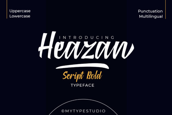 Heazan Font Poster 1