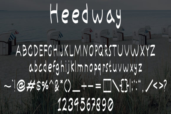 Heedway Font Poster 5