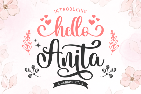 Hello Anita Font