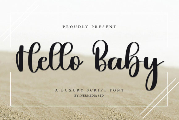 Hello Baby Font Poster 1