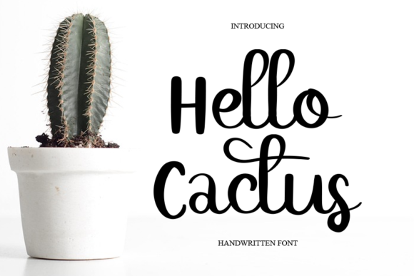 Hello Cactus Font