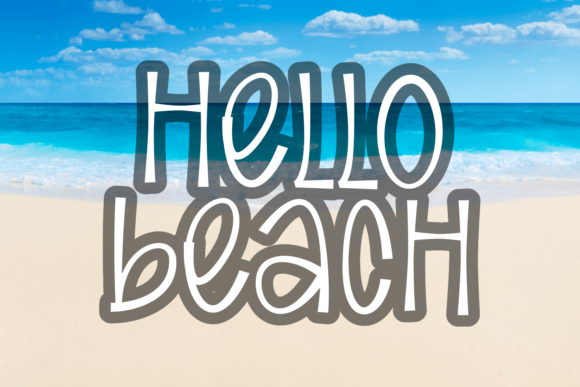 Hello California Font Poster 6