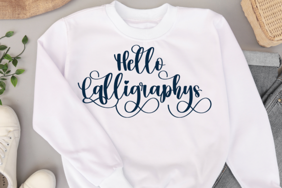 Hello Calligraphys Font Poster 3