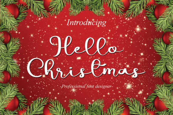 Hello Christmas Font