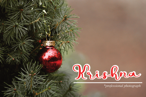 Hello Christmas Font Poster 2