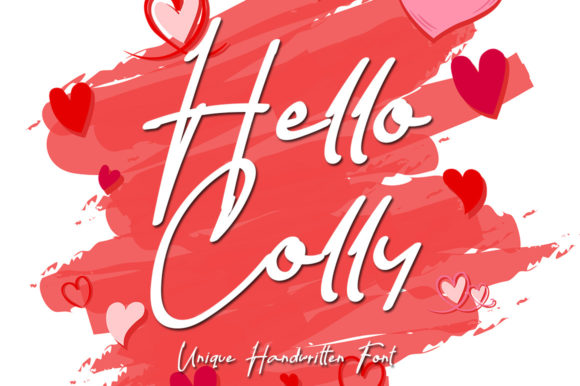 Hello Colly Font Poster 1