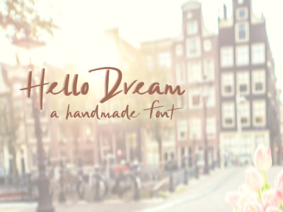 Hello Dream Font Poster 1