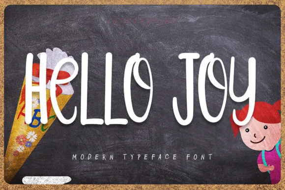 Hello Joy Font Hello Joy Font Poster 1