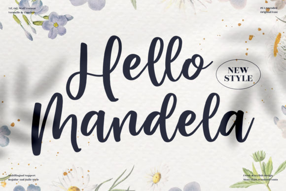 Hello Mandela Font Poster 1
