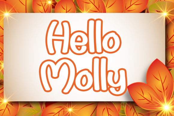 Hello Molly Font Poster 1