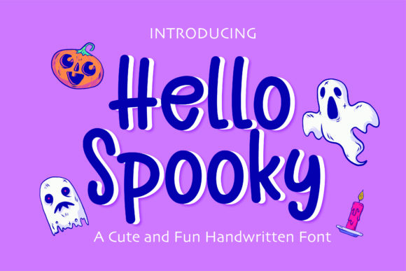 Hello Spooky Font Poster 1