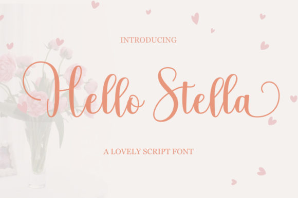 Hello Stella Font Poster 1